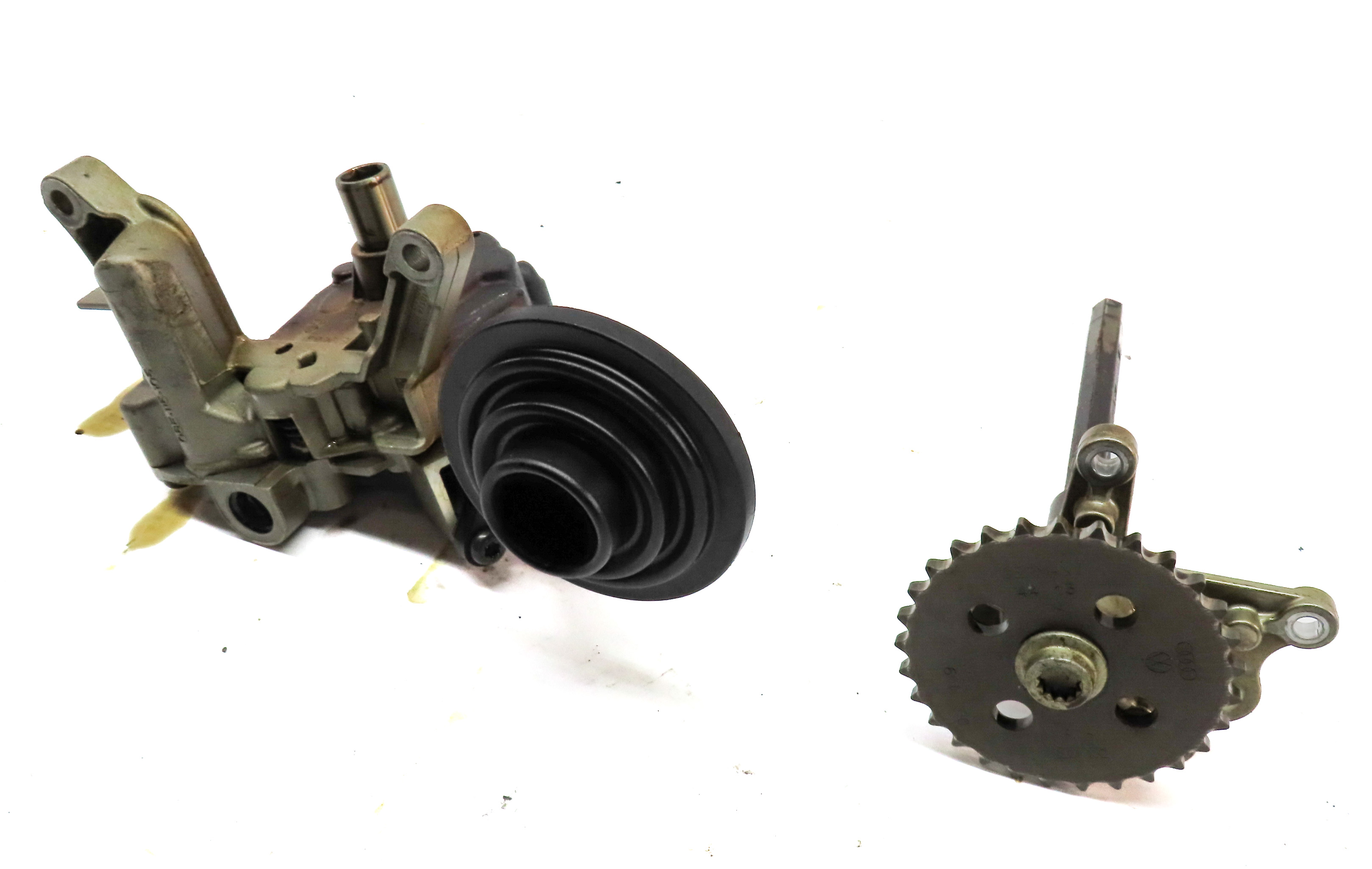 14 AUDI A6 (C7 4G) 3.0L SUPER (CTUA) ENGINE MOTOR OIL FLUID PUMP w/PICK UP TUBE — exact item pictured
